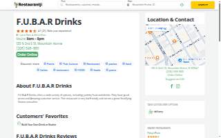 F.U.B.A.R Drinks