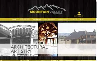Mountain Valley Construction website