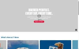 7 Brew Coffee of Joliet website