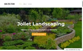 Joliet Landscaping website