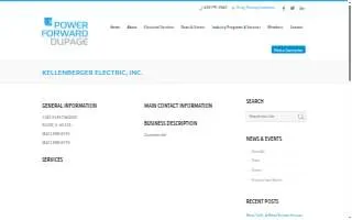 Kellenberger Electric Inc of Elgin website