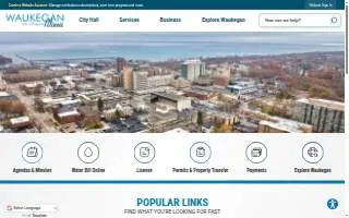 Waukegan Family Dental website