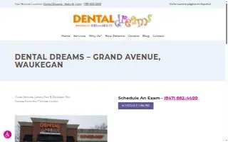 Dental Dreams of Waukegan website