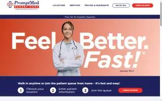 PromptMed Urgent Care | Waukegan website