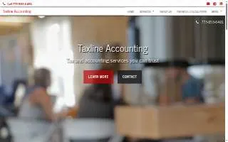 Taxline Accounting website