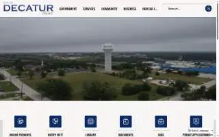 Decatur Dental Care website