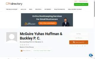 McGUIRE YUHAS HUFFMAN & BUCKLEY, P.C. website