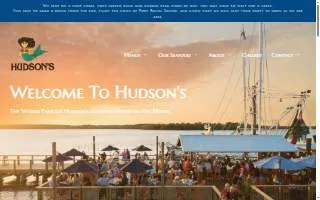 Hudsons Contracting and Landscaping website