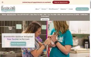 Brookville Animal Hospital of Bolingbrook website