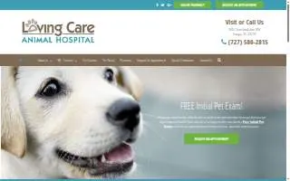 Loving Care Animal Hospital of Palatine website