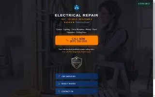 Electrician Pros Palatine website