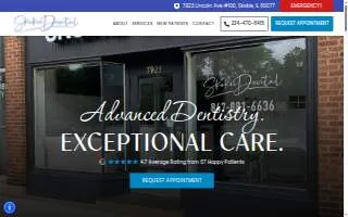 Skokie Dental website