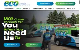 Eco Temp HVAC of Palatine website