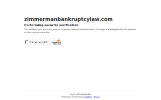 Zimmerman Bankruptcy Law