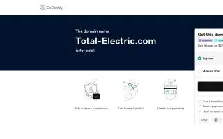 Total Electric Inc of Orland Park website
