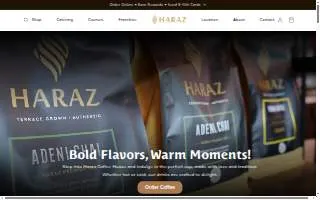 Haraz Coffee House of Tinley Park website