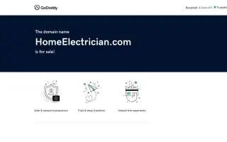 Home Electrician website