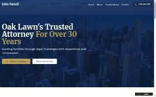 John Farrell Attorney at Law of Oak Lawn website