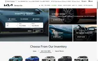Berwyn Kia website