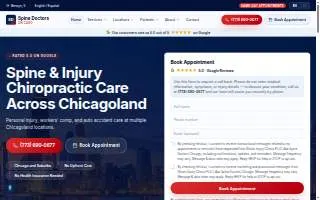 Cicero Chiropractic website