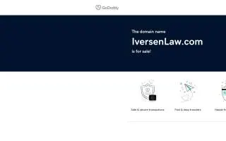 Iversen Law of Mount Prospect website