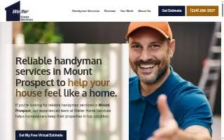 Welter Home Services of Mount Prospect website