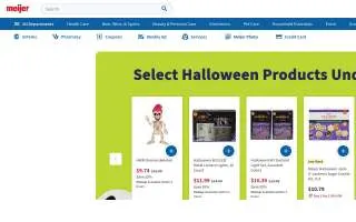 Meijer Pharmacy of Normal website