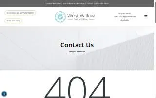 West Willow Family Dental of Wheaton website
