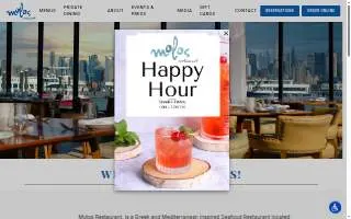 Molos Greek Taverna Restaurant website