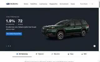 Subaru of Bloomington Normal website