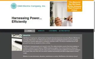 Oak Electric Inc of Oak Park website