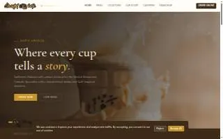 Shaghf Cafe - Willowbrook website