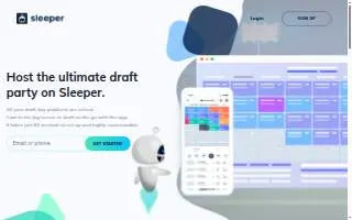 Sleeper's Bar � website