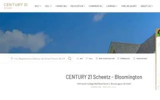 CENTURY 21 Scheetz - Bloomington website
