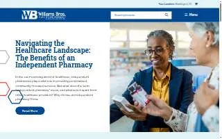 Williams Bros. Health Care Pharmacy of Bloomington website