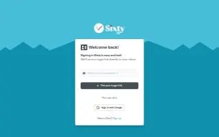 Sixty Three Social website