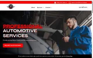 L&J Auto Repair website
