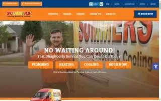 Summers Plumbing Heating & Cooling of Muncie website