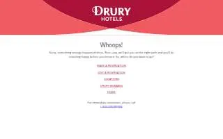Drury Inn & Suites Terre Haute website