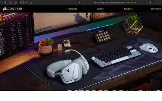 Corsair Café & Coffee website