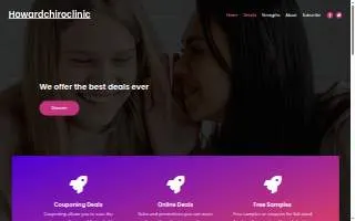 Howard Clinic of Chiropractic website