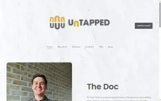 Untapped Chiropractic website