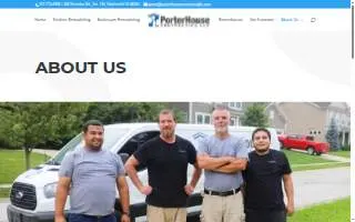 Porterhouse Contracting LLC website