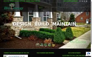 Delong Landscaping of Noblesville website