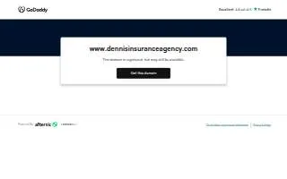 Dennis Insurance Agency website