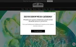 Cast Iron Steak House website