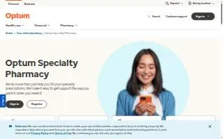 Optum Specialty Pharmacy of Jeffersonville website