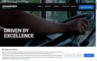 Grammer Logistics website