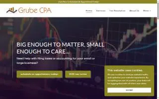 Grube CPA of New Albany website