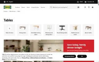 The Table at 108 website